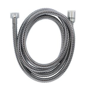 FIX-A-SHOWER 2m Chrome Plated Stainless Steel Shower Hose