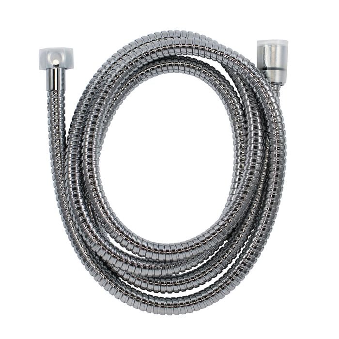 FIX-A-SHOWER 2m Chrome Plated Stainless Steel Shower Hose