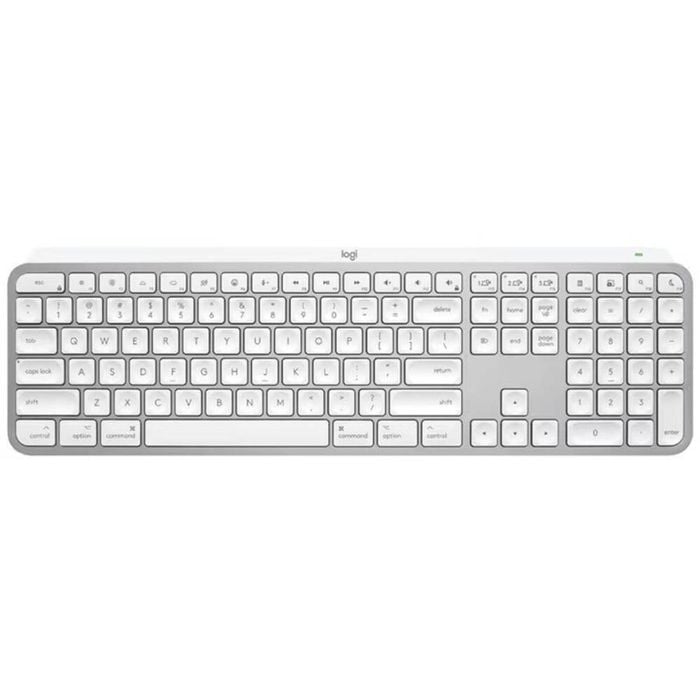 Logitech MX Keys S for Mac Wireless Keyboard (Pale Grey)