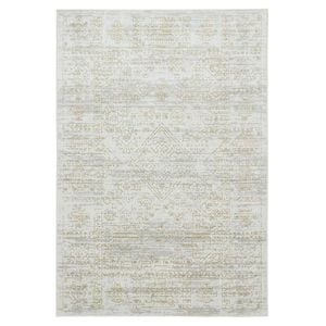 Loopsie-330cm X 240cm-andalen Grey Gold Vintage Washable Rug