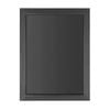Olympia Wallboard Black Wooden Frame 450x600mm Menu Blackboard Signage Restaurant Cafe Indoor Outdoor