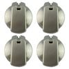 Silver 40mm Knob Kit
