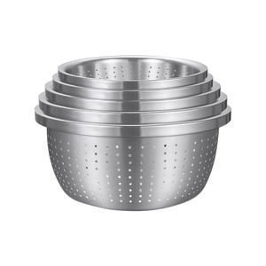 SOGA Stainless Steel Metal Basket Strainer 5PCS Set B