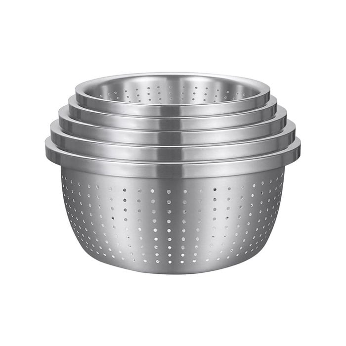 SOGA Stainless Steel Metal Basket Strainer 5PCS Set B