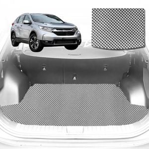 6D Diamond Car Boot Mat for Honda CR-V 2012-2017-Cargo Mat-Grey-Outback GT