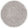 The Rug Connection Jaya 457 Grey 150x150cm - Small Round Pet Friendly Indoor Rug