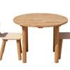 QTOYS Classic Round Table and 2 Chairs