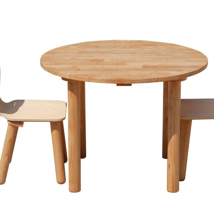 QTOYS Classic Round Table and 2 Chairs