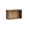 Kaboodle 500-599mm Cajun Oak Customisable Shallow Slimline Open Shelf