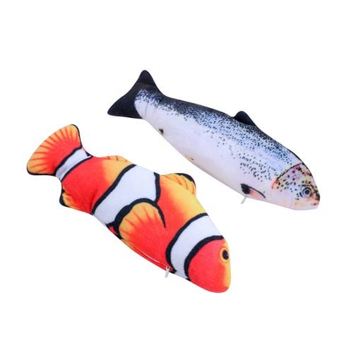 Paws & Claws 28.5 x 8cm Assorted Catsby Flippy Fish Cat Toy - Bunnings ...