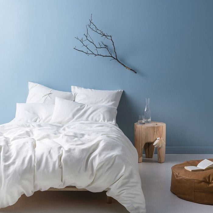 Linen House Nimes White Quilt Cover Set - King