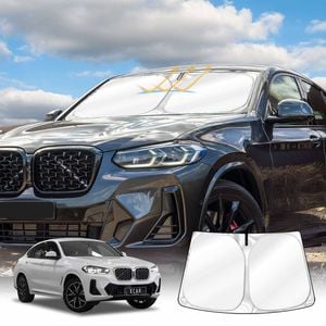 WindScreen Sun Shade for  BMW X4 G2 2018-2025 Blocks UV Rays Foldable Wind Screen Sun Visor