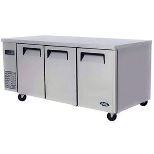 Atosa Undercounter 3 Door Freezer  – 390 Litre