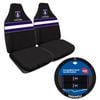 Fremantle Dockers Official Afl Seat Cover And Steering Wheel Cover Combo
