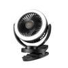 San Hima 10000mah Portable Camping Fan Clip On Fan Rechargeable With Led Light