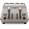 De'Longhi Icona Vintage Beige 4 Slice Toaster