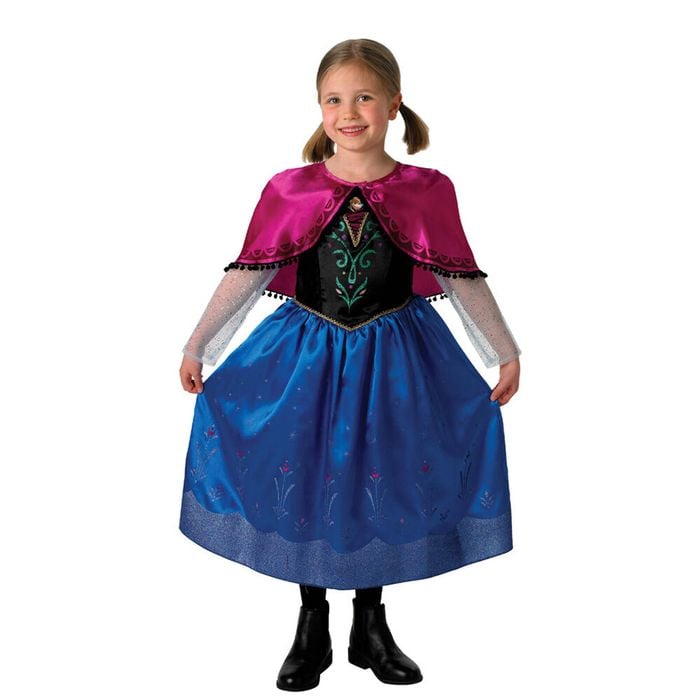 Rubies Anna Frozen Disney Princesses Deluxe Kids Dress Up Costume Size 3-5y