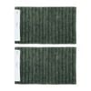 2PK Algodon Polyester Lawson Plush Bath Runner Thyme 50x100cm