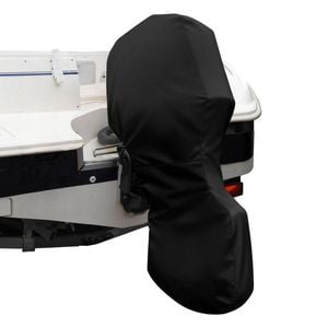 Seamanship Full Outboard Boat Motor Engine Cover 600D Dust Rain Protection 100hp-150hp Black