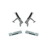 X2 Genuine Oven Door Hinges Assembly With Supports 931330806kit, Suits Smeg