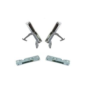 X2 Genuine Oven Door Hinges Assembly With Supports 931330806kit, Suits Smeg