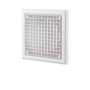 Blauberg 100mm White Square Eggcrate Grille - 100mm