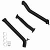 Ignite Exhausts Dpf Back For Ford Px2/px3 Ranger 2.0l And 3.2l 3" Diff Pipe Black Aluminised Steel