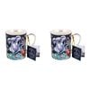 2PK Australian Flora Koala 360ml Coffee Mug New Bone China