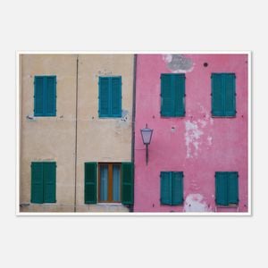 Galrie Stunning Siena Old Building Walls Fine Art Photography Print, Poster Only, 70 x 100cm (28 x 40inch)