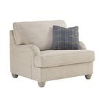 Isabelle 1 Seater Large Fabric Arm Chair - Beige