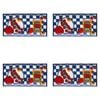 4PK Porto Valentina Porcelain Rectangle Serving Platter 29.5cm Medley