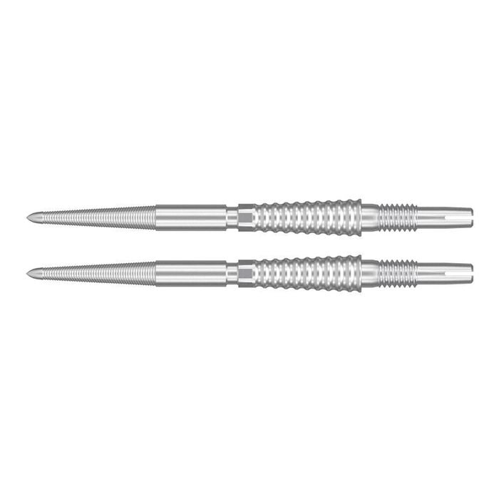 2PK Target Swiss Storm LNC Dart Point Replacement Spare Tip 26mm Silver