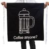 100% Cotton Master Chef Half Apron Heavy Duty Coffee Anyone 86 x 96 cm