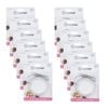 12x 50pc Topchef Round Paper Cupcake Liners Baking Cups Pack 5cm White