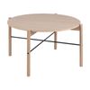 Modern Furniture ANTAL Round Coffee Table 80cm - Oak