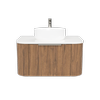 New England Joinery 750mm Throne Centre Basin SilkSurface Top Wall Hung Vanity
