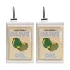 2x Urban Products Olive Oil Cucina Decanter White Ceramic 17cm