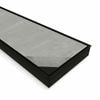 Black Satin Stainless Steel – Tile Insert 1000×100 Floor Waste