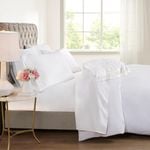 Dreamfields Queen White Color 2000TC Cooling Bamboo Sheet Set