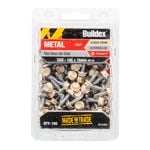 Buildex 10G x 16mm Clasic Cream Metal C4 HexHead No Seal Tek Screws - Box 100