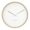 One Six Eight London Bella White 41cm Silent Wall Clock