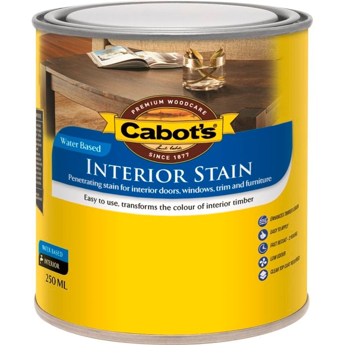 Cabot's 250ml Cedar Water Based Interior Stain - 250ml