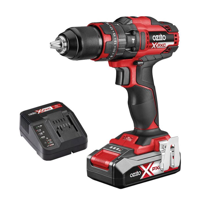 Ozito PXC 18V Hammer Drill Kit PXHDK-250