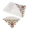 Cream Rosie Embroidery Tablecloth 228 x 228 cm