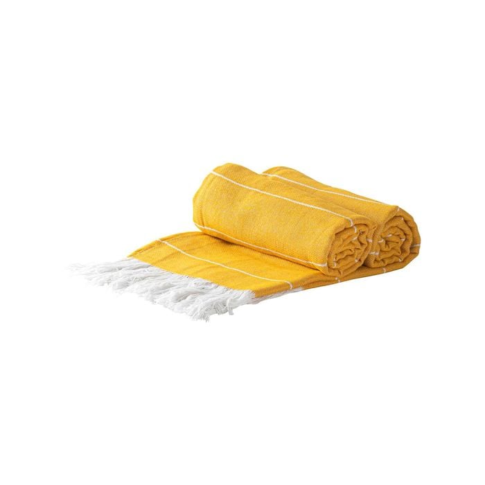 Nicola Spring Set Of 4 Turkish Cotton Towels - Mustard