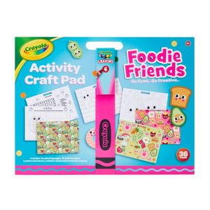Crayola Foodie Friends DIY Crafting Activity Craft Pads