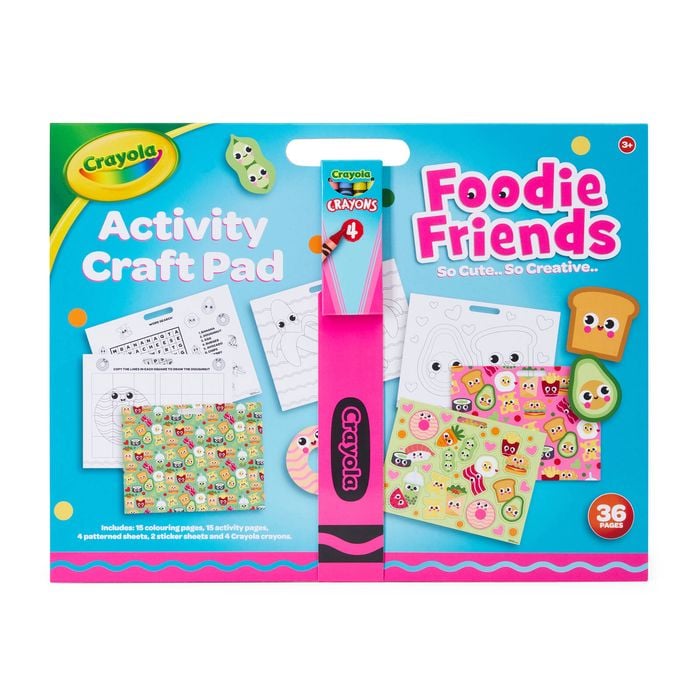 Crayola Foodie Friends DIY Crafting Activity Craft Pads