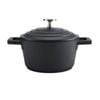 Mastercraft Casserole Dish Cast Aluminium 16cm Black