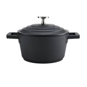 Mastercraft Casserole Dish Cast Aluminium 16cm Black