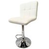 Foret Barstools 2x Bar Stools Gas Lift Swivel Stool Chairs Kitchen Pu Leather Wh